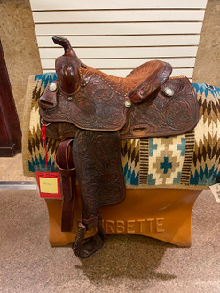 Used 15" Longhorn Martha Josey Western Saddle