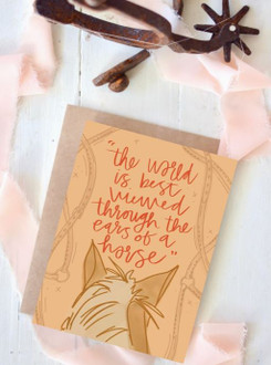 Tirzah Lane Art Through the Ears Greeting Card