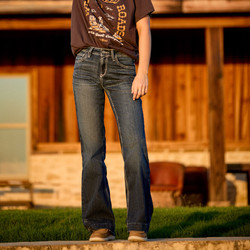 Ariat® Women's Trouser Perfect Rise Aisha Wide Leg Jean - Missouri