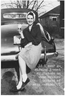 Primitives by Kathy "Go Missing" Greeting Card