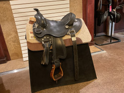 Used 15" Mike Corcoran Western Dressage Saddle Used 15" Mike Corcoran Western Dressage Saddle