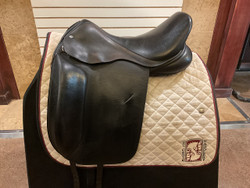 Used 18" Mike Corcoran Master Dressage Saddle W Used 18" Mike Corcoran Master Dressage Saddle W