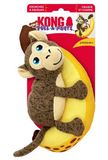 KONG® Pull-A-Partz Pals Monkey Plush Dog Toy - Medium