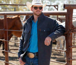 Cinch® Men's Brushed Shirt Jacket - Charcoal