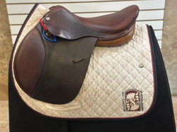 Used 17" Pessoa Rodrigo XCH Close Contact Saddle W