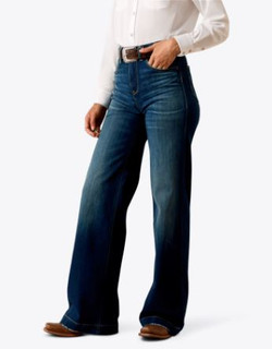 Ariat® Women's Mid Rise Fiona Boot Cut Jeans - Istanbul