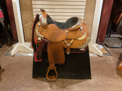 Used 16.5" Harris Show Western Saddle
