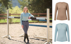 Kerrits® Precision Long Sleeve Crew Neck Tech Top