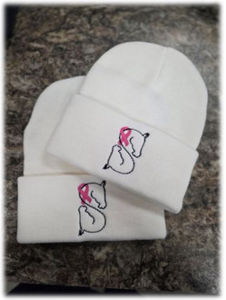 Port Authority® Knit Cap - SCS Logo Wear "Modern S" Pink Ribbon