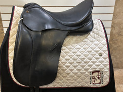 Used 17.5" Bates Caprilli Dressage Saddle M ADJ