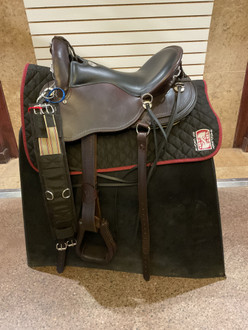 Used 16" Circle Y Cascade Crossover Trail Western Saddle