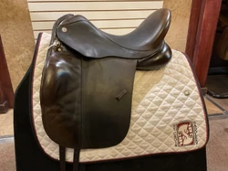 Used 17.5" Trilogy Amadeo Elite Dressage Saddle MW