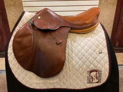 Used 17" Hermes Close Contact Saddle M