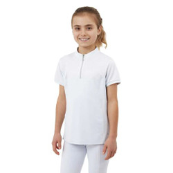 Horze Youth Louisa Short Sleeve Mesh Show Shirt