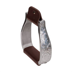 Weaver™ Aluminum Stirrups with Engraved Band, Visalia