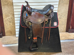 Used 16" Big Horn Flex 2 Western Saddle