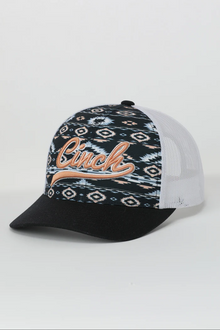 Cinch® Women's Mid-Profile Trucker Cap - Navy/Southwest