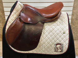 Used 16.5" Stubben Edelweiss Close Contact Saddle M