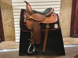 Used 16" Debra Sibley Barrel Western Saddle
