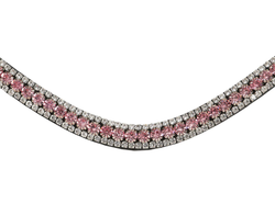 Lumiere Baby Pink Crystal Browband