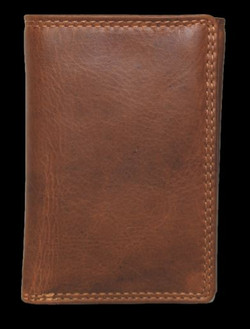Rugged Earth Wallet - Brown Leather