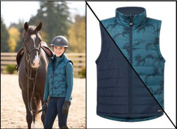 Kerrits® Youth Pony Parade Reversible Quilted Riding Vest