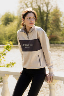 LeMieux® Heritage Quarter Zip Sweater