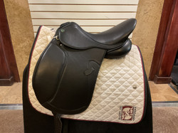 Demo 17.5" HDR Dresseur Dressage Saddle M ADJ