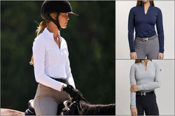 TKEQ The Logan Perforated Long Sleeve Top