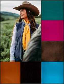 Wyoming Traders Solid Silk Wild Rag - 34"x34"