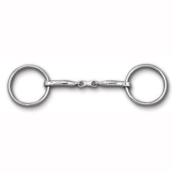 Myler Loose Ring with Stainless Steel French Link Snaffle MB 10, 5"