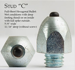 Stud "C" Full-Short Hexagonal Bullet Stud