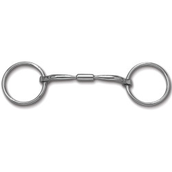 Myler Loose Ring with Stainless Steel Comfort Snaffle Wide Barrel MB 02, 5"