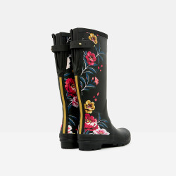 Joules Welly Printed Rain Boots with Back Gussett