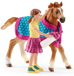 Schleich® Foal with Blanket