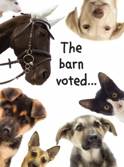 Birthday Card: The Barn Voted