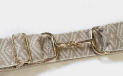 Ellany Eloise - 1.5" Gold Snaffle Bit Equestrian Elastic Belt