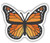 Monarch Butterfly - Sticker