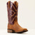 Ariat® Women's San Angelo VentTEK 360 Western Boot - Tooled Toasted Almond/Aged Merlot