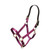 Shires Nylon Halter with Leather Head Strap