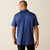 Ariat® Men's Charger 2.0 Fitted Polo - Blue Depths