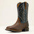 Ariat® Men's Hybrid Ranchwork Waterproof Cowboy Boot - Tavern Taupe/Dark Denim