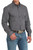 Cinch® Men's Modern Fit Geometric Print Button-Down Western Shirt - Gray