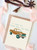 Tirzah Lane Art Red Truck I Love You Card