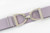 Ellany Lavender - 1.5" Silver Stirrup Elastic Belt