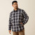 Ariat® Men's Rebar Flannel Insulated Shirt Jacket - Black