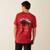 Ariat® Men's Patriot Buffalo Coin T-Shirt - Brick Red