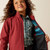 Ariat® Youth Logo Softshell Jacket - Burnt Russet/Stripe