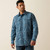 Ariat® Men's Rebar Flannel Insulated Shirt Jacket - Bluestone