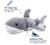 Tall Tails® Jointed Shark Plush Dog Toy - 14"